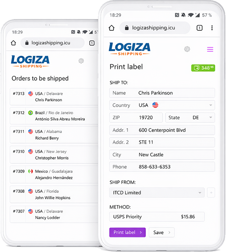 Cargo mobile app screenshot